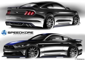 SEMA 2016 - 2017 Ford Mustang Fastback by SpeedKore Perfo...